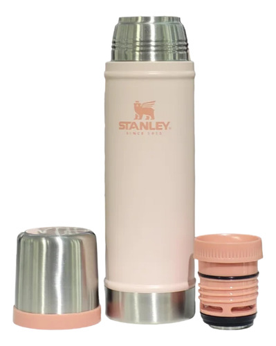 Termo Stanley Original Acero Inox. C/pico Cebador 591ml Rosa