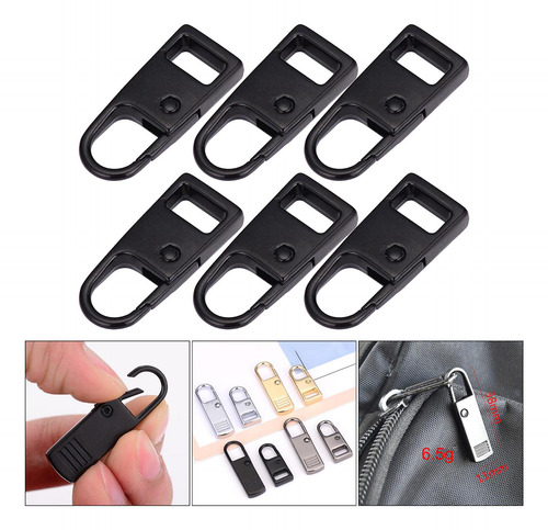 2 O Zíper Puxa O Zíper De Substituição Black S Black S