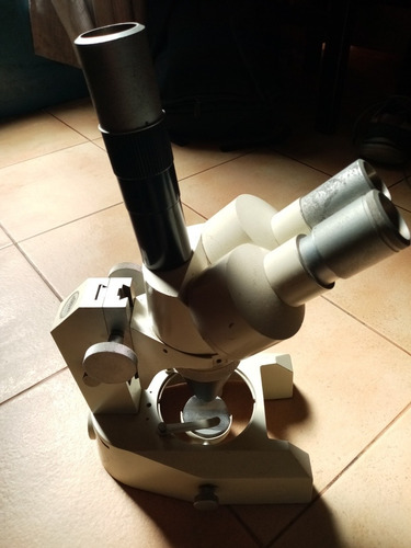 Microscopio Binocular Hertel & Reuss Ste6 - Aleman-año 1970