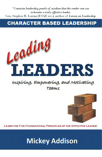 Leading Leaders, De Addison, Mickey. Editorial Bluemantle Pub, Tapa Blanda En Inglés