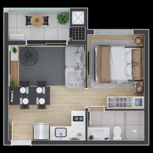 Imagem 14 de 30 de Apartamento Com 2 Dormitórios À Venda Com 82m² Por R$ 465.000,00 No Bairro Portão - Curitiba / Pr - Ap 2035