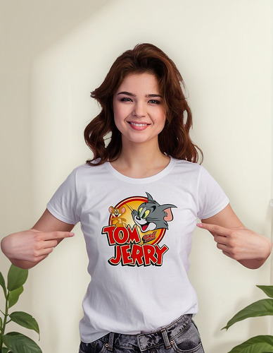 Playera Dama Rs Tom And Jerry P928