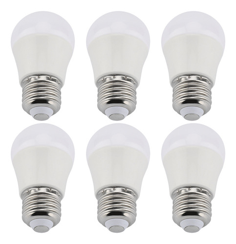 6 Unidades De Minibombillas Led De 5 W, Luz Blanca Cálida, B