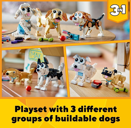 Lego Creator Perros Adorables, Perritos Armables