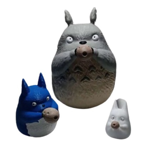 Familia Mi Vecino Totoro - Dai - Chu - Chibi - 3d - Envios