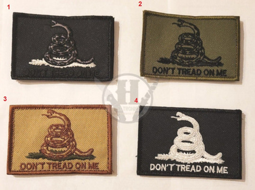 Parche Tactico Dont Tread On Me Verde Tan Libertario Abrojo