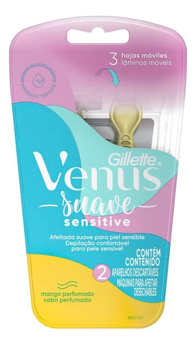 Pack Depilacion: Crema Veet Men + Crema Ducha + 2 Gillete