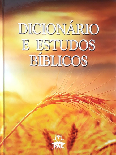 Livro Dicionário E Estudos Bíblicos