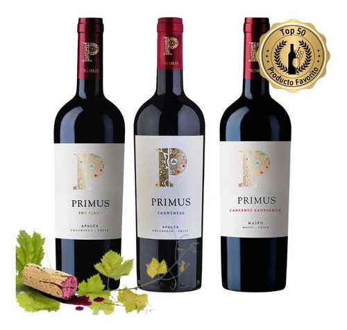 3 Vinos Pack Primus (cs, Ca, Ens)