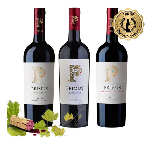 Imagen 1 de 3 de 3 Vinos Pack Primus (cs, Ca, Ens)