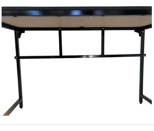 Escritorio Con Archivero Fibra De Carbono Negro