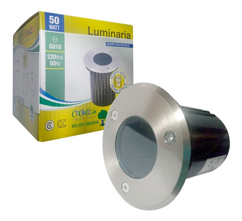 Spot De Piso Embutido Circular Luminaria Gu10 Tbcin