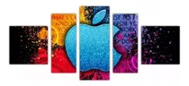 Comprar Kit Quadro Steve Jobs Apple Informática Decorações Salas