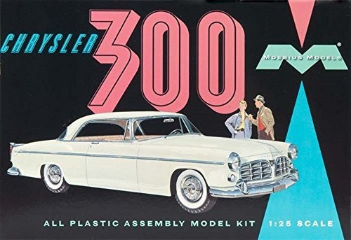 Kit Modelo De Coche Chrysler C300 1955 A Escala 1/25