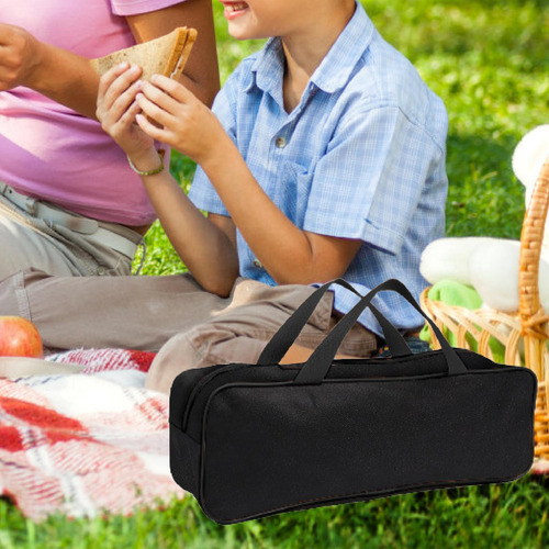 Bolsa De Almacenamiento Para Utensilios De Parrilla, S Negro