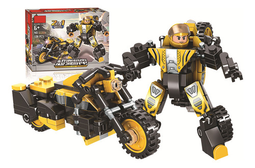 Adornos De Modelo De Juguete De Montaje De Motocicleta Lego