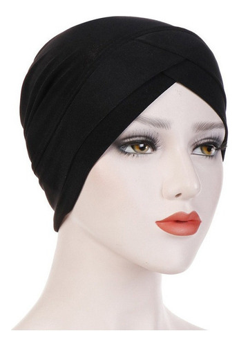 Nuevas Mujeres Musulmanas Hijab Inner Hijab Caps Color Sólid