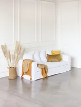 Comprar Sillón Sofá 2 Cuerpos Vellon En Tusor Lavable 2 Colores