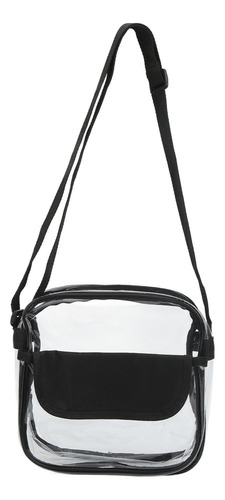 Bolsa De Mensajero Transparente Con Cremallera De Pvc Ajusta