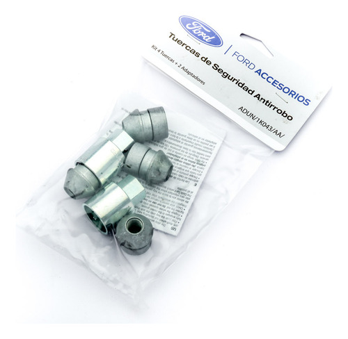 Imagen 1 de 7 de Kit Tuercas Seguridad Ford Ka 16/19