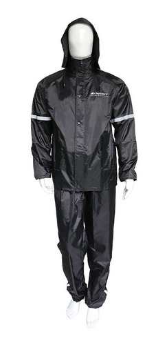 Imagen 1 de 4 de Impermeable Joe Rocket Rs-1 Rain Suit Negro Para Moto