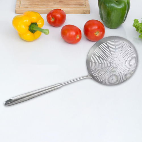 Espumadera Cuchara Ranurada Colador De Cocina Largo 42x17cm
