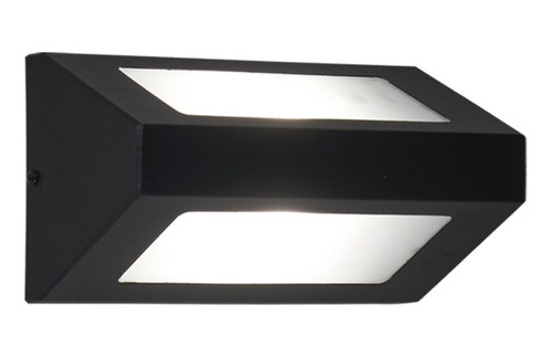 Aplique Bidireccional De Pared Exterior Moderno Led Hierro