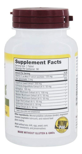 Suplemento Nutribiotic Defense Plus 90 Comprimidos