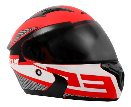 Casco Para Moto Racing 23 Certificacion Dot Color Rojo Tamaño del casco L : 59 – 60 CM