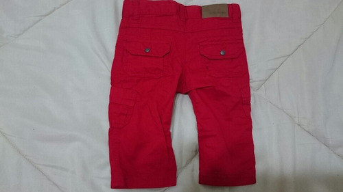 Pantalón De Color Rojo Para Bebe