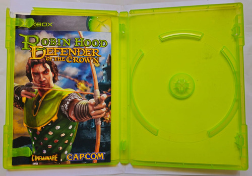 Manual Y Portada Robin Hood Xbox Clásico Original (Usado)