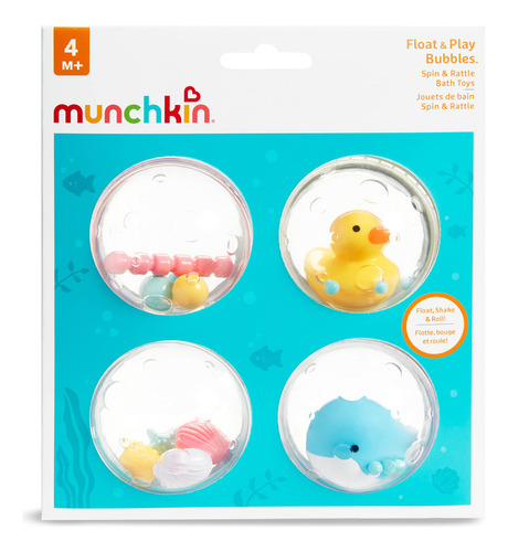 Burbujas Flotantes Para Baño 4 Juguetes Divertidos
