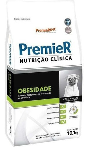 Ração Premier Nutrição Clínica Obesidade P/ Cães Adulto Pet