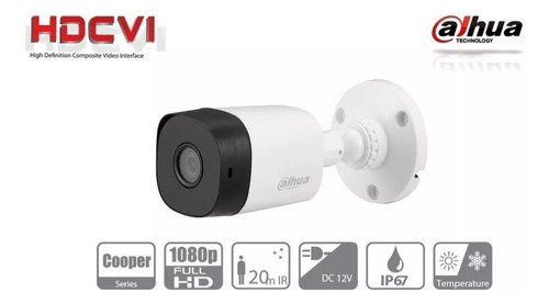 Kit 4 Camaras Bullet 2mp Dvr 8ch 1080plite Dahua Cooper 2tb