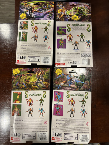 Motu Masters Of The Universe Origins Wave 11 Set De 4 (Usado)