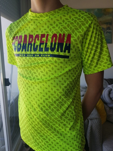 Camiseta De Barcelona. Para Niño Talle L Sin Uso