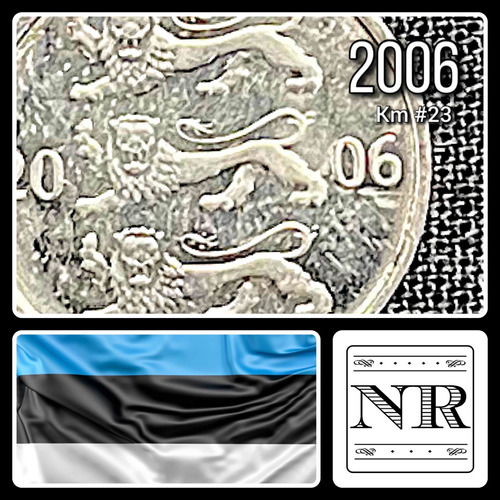 Estonia - 20 Senti - Año 2006 - Km #23 A - Escudo