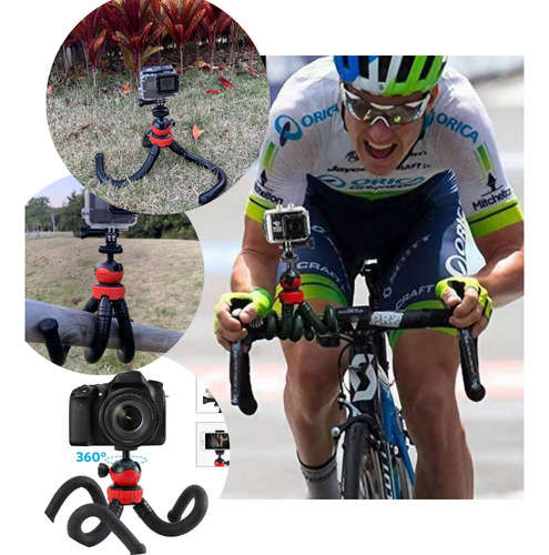 Tripode Gorila Flexible De 30 Cm Para Celular Y Camara De Fotografia Videos Flexible Con Soporte Selfie Para Telefono Gxtronics