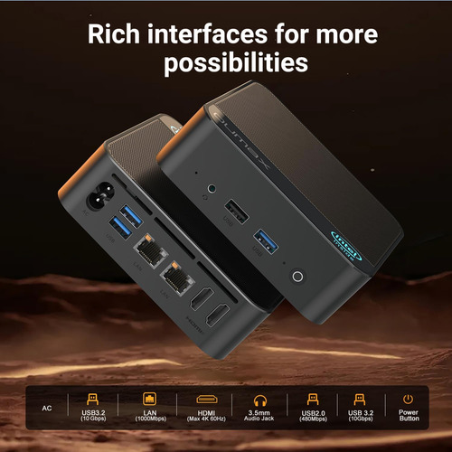 Mini Pc N150, Intel 13th Gen N150 (hasta 3.6ghz), 16 Gb Ddr4
