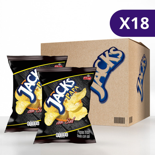 Papas Jack´s - 18 Unidades De 80 G