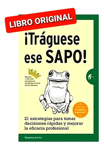 Tráguese Ese Sapo! Brian Tracy ( Libro Nuevo Y Original )