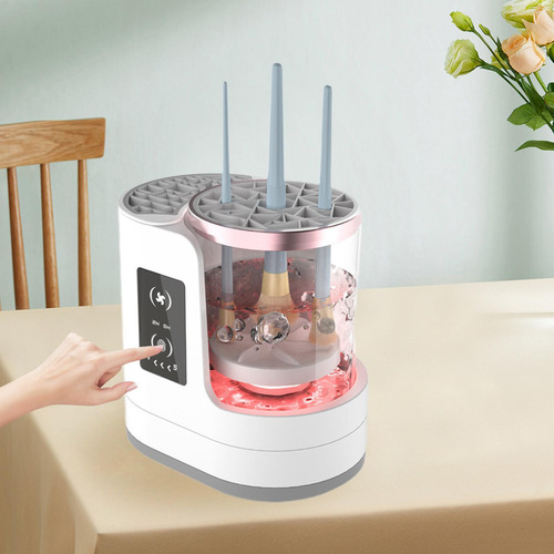 Limpiador Eléctrico De Brochas De Maquillaje, Secador De