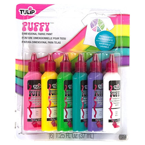 Tulip Dimensional Tela Pintura 6pk, Hinchada.