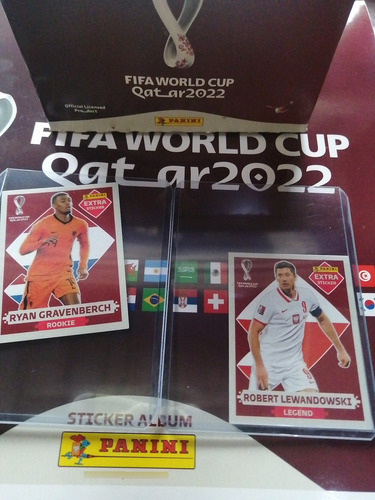 Panini Extra Original Sticker Ryan Gravenberch Y Lewandowski