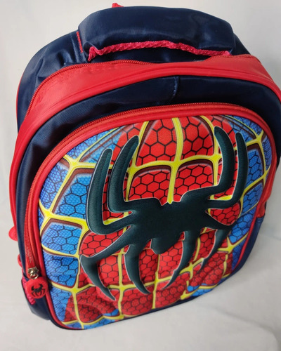 Bolso, Mochila, Morral Escolar 3d Spiderman.