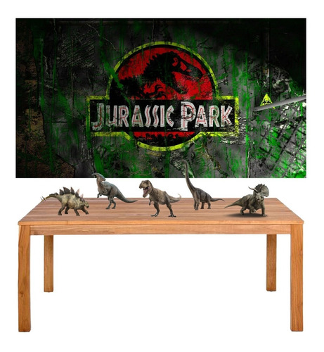 Kit Festa Jurassic Park Display + Painel 100x60cm