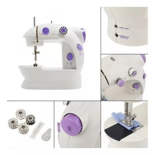 Mini Máquina De Coser Recta Eléctrica Portátil