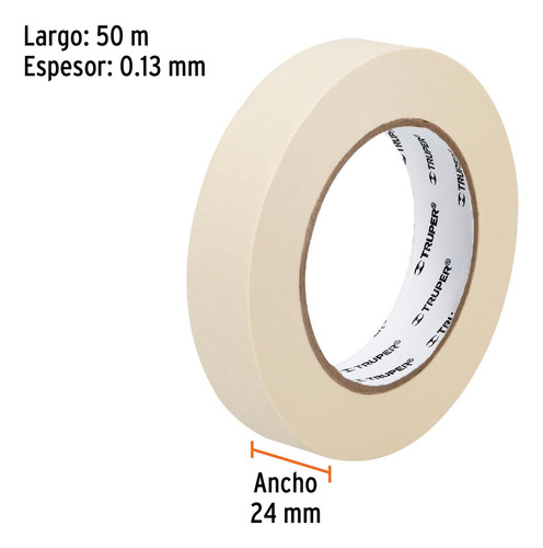 Cinta Masking Tape 1' Truper 12591