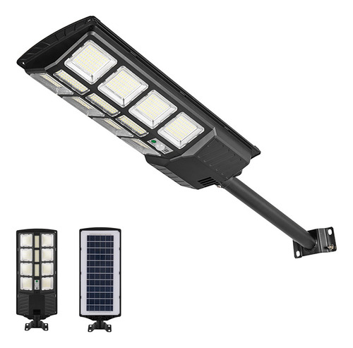 Lámpara Solar 400 Leds Alumbrado Público Suburbano 400w