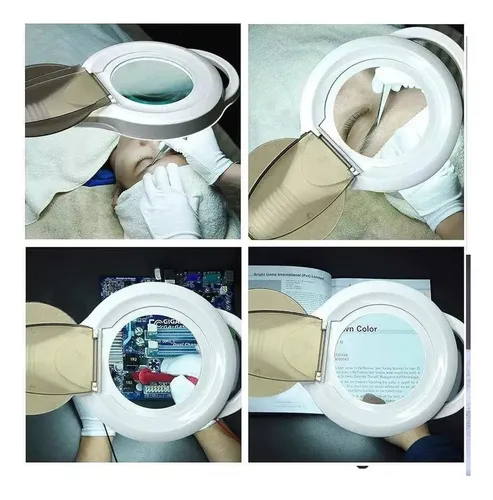 Lampara Lupa Articulada Profesional 5xdioptrías Con Pedestal